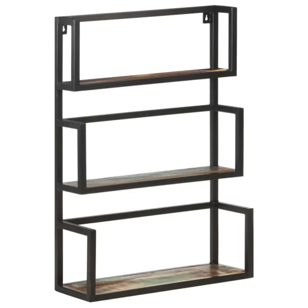 Wall Shelf 23.6"x7.9"x33.5" Solid Reclaimed Wood - Image 8