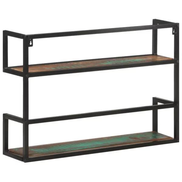 Wall Shelf 35.4"x7.9"x23.6" Solid Reclaimed Wood - Image 4