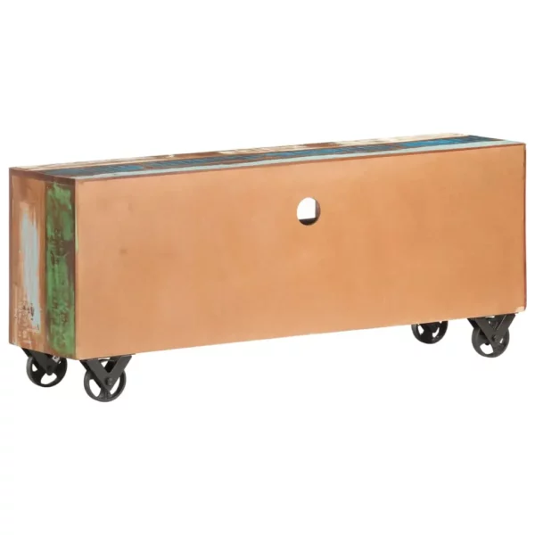 TV Stand 47.2"x11.8"x19.7" Solid Reclaimed Wood - Image 4