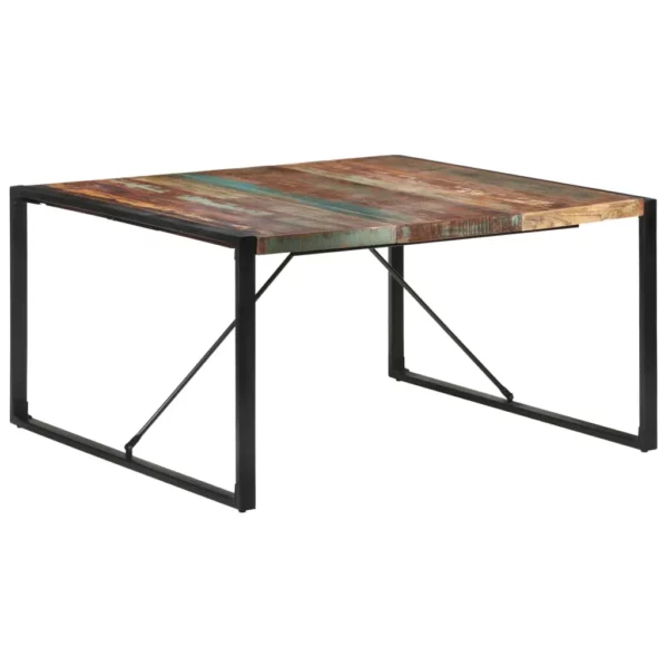 Dining Table 55.1"x55.1"x29.5" Solid Reclaimed Wood - Image 7