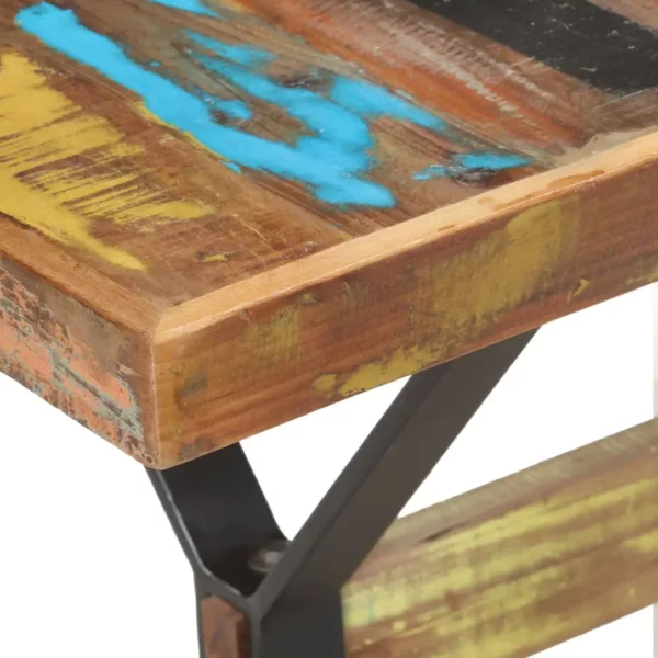 Dining Table 55.1"x27.6"x29.9" Solid Reclaimed Wood - Image 5