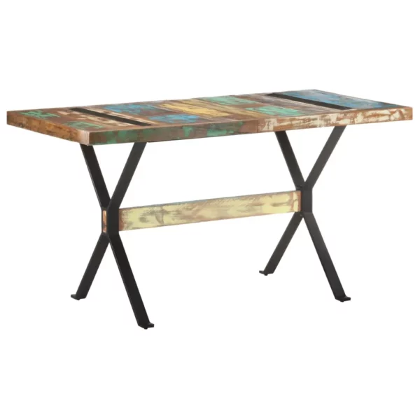 Dining Table 55.1"x27.6"x29.9" Solid Reclaimed Wood - Image 10