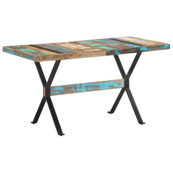 Dining Table 55.1"x27.6"x29.9" Solid Reclaimed Wood - Image 11