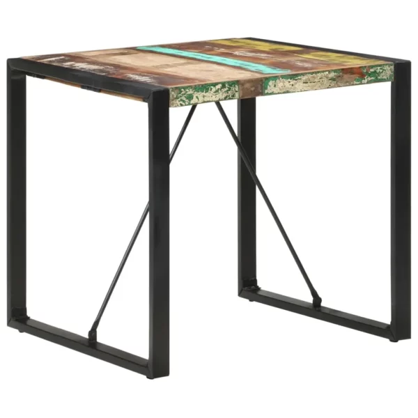 Dining Table 31.5"x31.5"x29.5" Solid Reclaimed Wood - Image 9