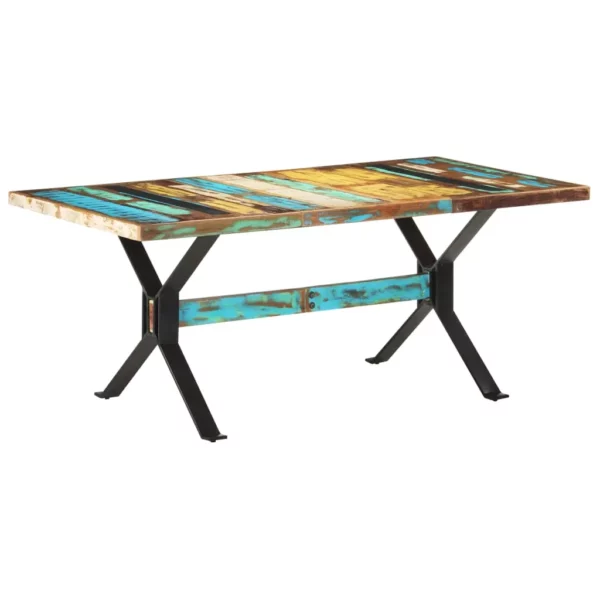 Dining Table 70.9"x35.4"x29.9" Solid Reclaimed Wood - Image 9