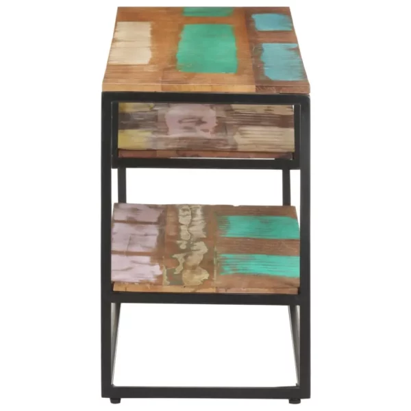 TV Stand 51.2"x11.8"x17.7" Solid Wood Reclaimed - Image 3
