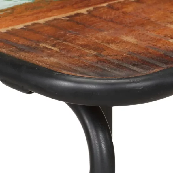 Bar Chairs 2 pcs Solid Reclaimed Wood - Image 5