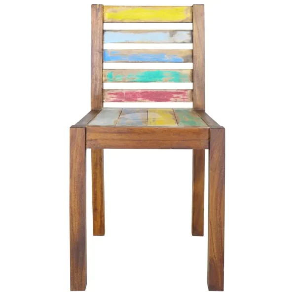 Dining Chairs 4 pcs Solid Reclaimed Wood - Image 3