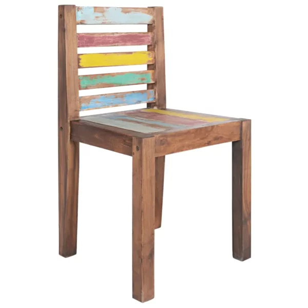 Dining Chairs 4 pcs Solid Reclaimed Wood - Image 12