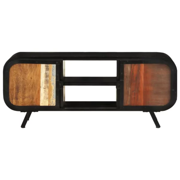 TV Stand 43.3"x11.8"x17.7" Solid Wood Reclaimed - Image 2