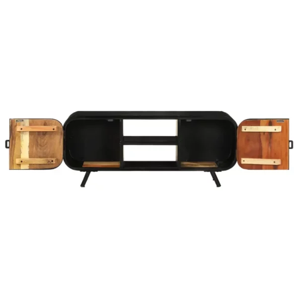 TV Stand 43.3"x11.8"x17.7" Solid Wood Reclaimed - Image 5