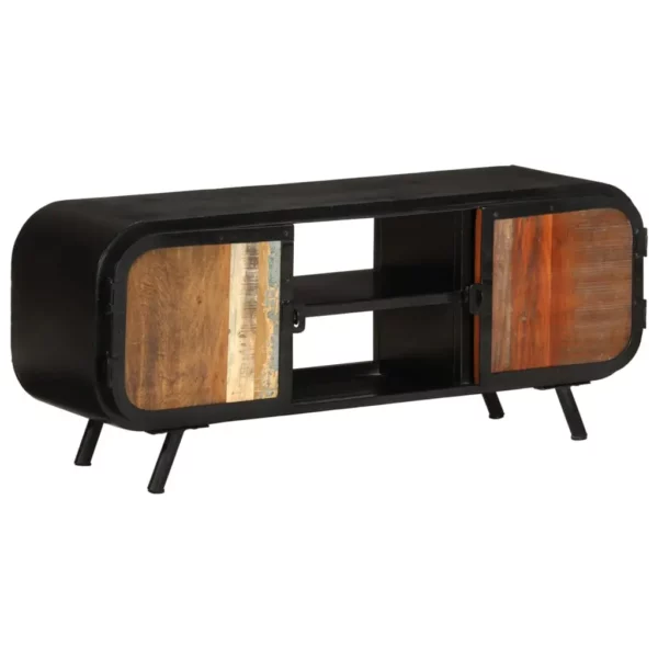 TV Stand 43.3"x11.8"x17.7" Solid Wood Reclaimed - Image 10