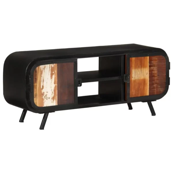 TV Stand 43.3"x11.8"x17.7" Solid Wood Reclaimed - Image 11