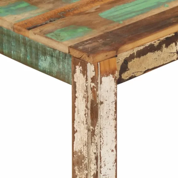 Coffee Table 31.5"x31.5"x15.7" Solid Reclaimed Wood - Image 4