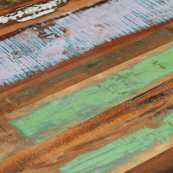 Coffee Table 31.5"x31.5"x15.7" Solid Reclaimed Wood - Image 5