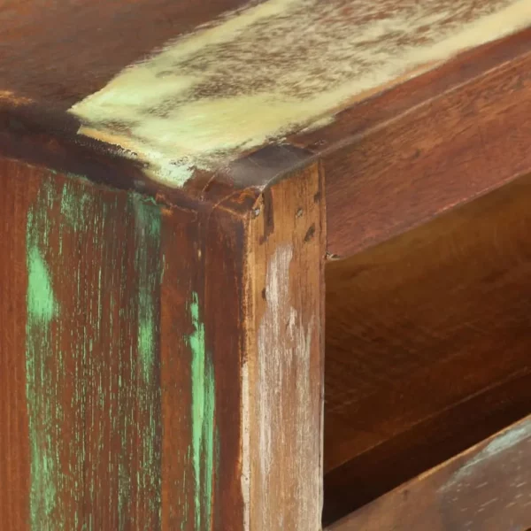 TV Stand Multicolor 43.3"x11.8"x15.7" Solid Wood Reclaimed - Image 5