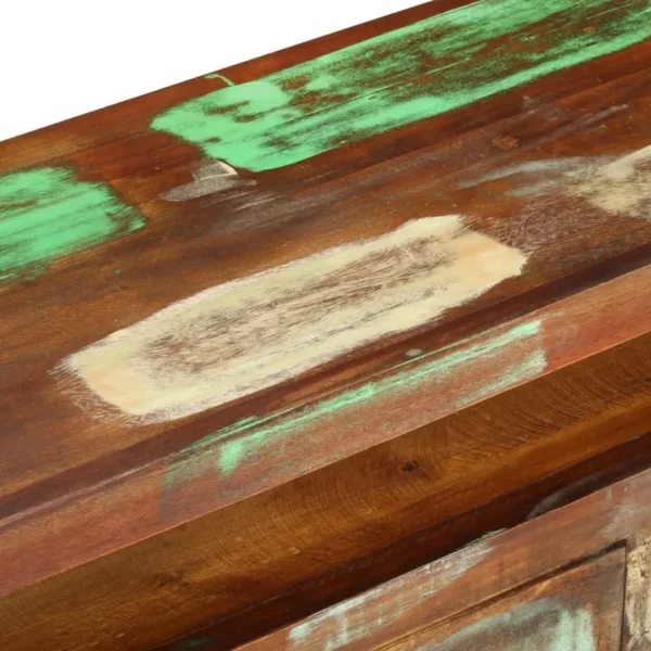 TV Stand Multicolor 43.3"x11.8"x15.7" Solid Wood Reclaimed - Image 7
