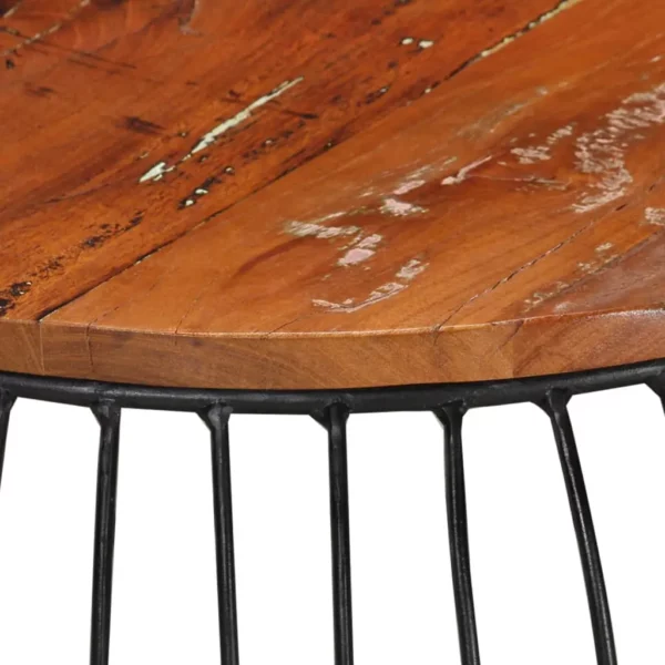 Coffee Table 26.8" Solid Reclaimed Wood - Image 4