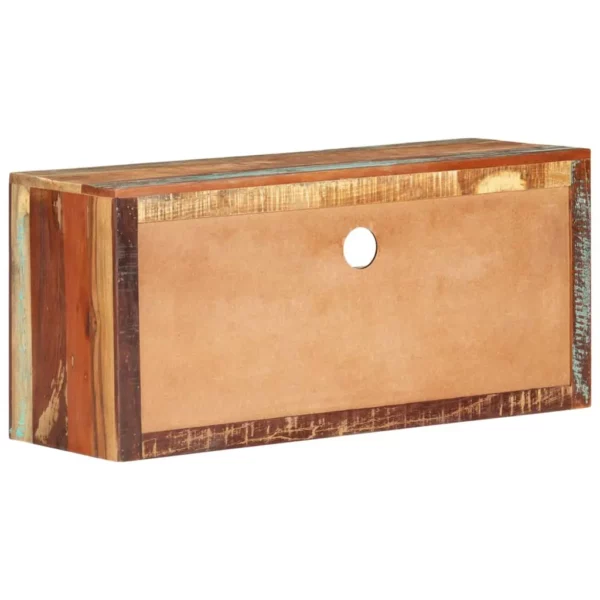 TV Stand 34.6"x11.8"x15.7" Solid Wood Reclaimed - Image 3
