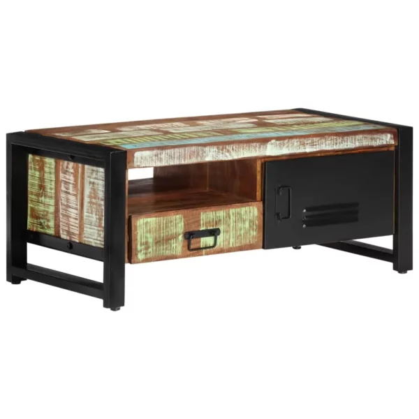 Coffee Table 39.4"x19.7"x16.1" Solid Wood Reclaimed - Image 10