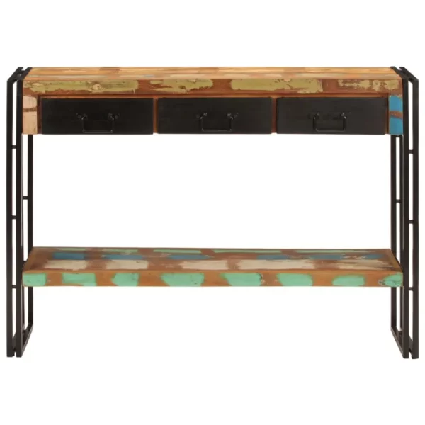 Console Table 43.3"x11.8"x29.9" Solid Wood Reclaimed - Image 2