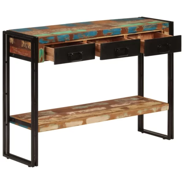 Console Table 43.3"x11.8"x29.9" Solid Wood Reclaimed - Image 6