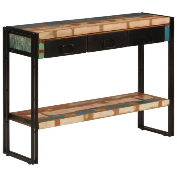 Console Table 43.3"x11.8"x29.9" Solid Wood Reclaimed - Image 8