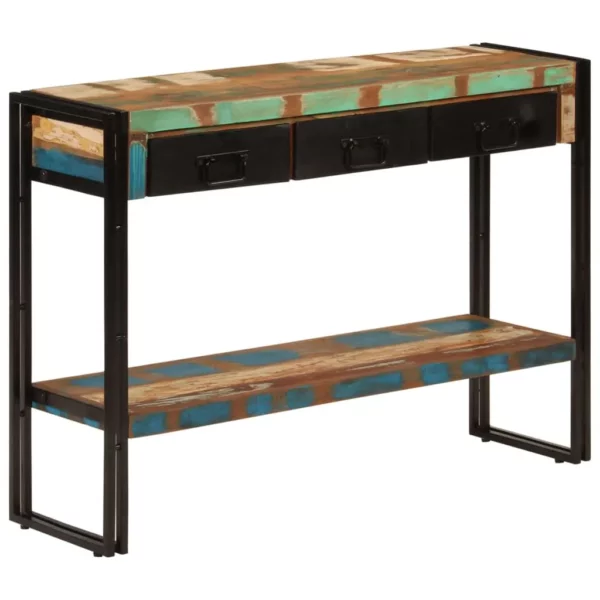 Console Table 43.3"x11.8"x29.9" Solid Wood Reclaimed - Image 9
