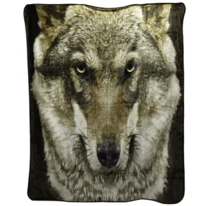 Wolf Face Queen Blanket