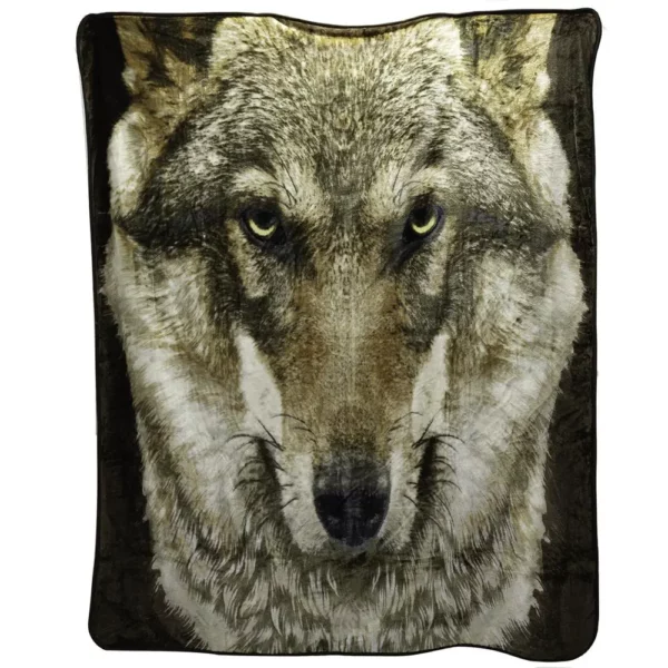 Wolf Face Queen Blanket