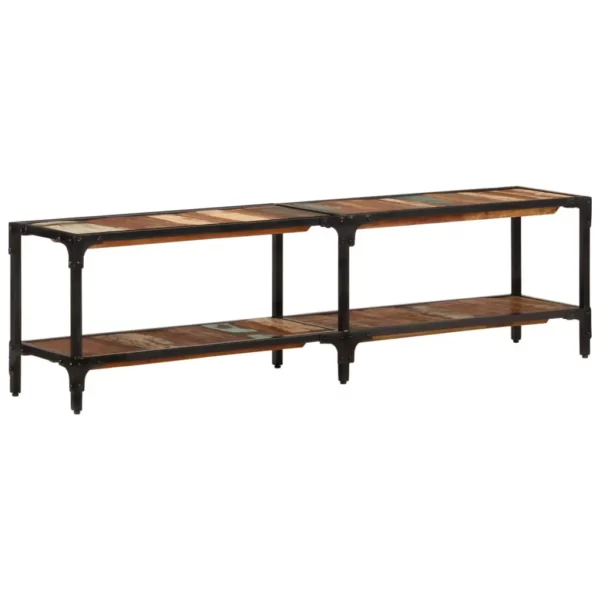 TV Stand 59.1"x11.8"x16.1" Solid Wood Reclaimed