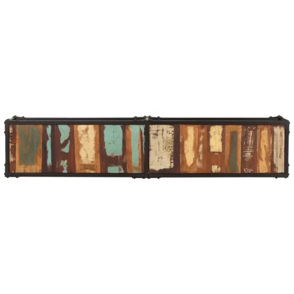 TV Stand 59.1"x11.8"x16.1" Solid Wood Reclaimed - Image 3