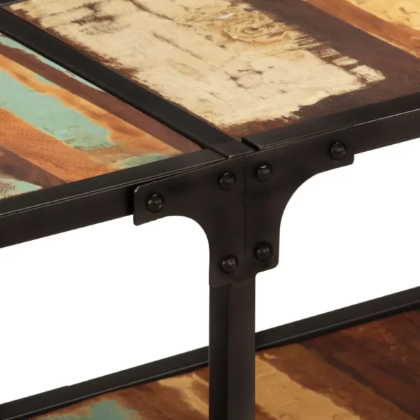 TV Stand 59.1"x11.8"x16.1" Solid Wood Reclaimed - Image 6