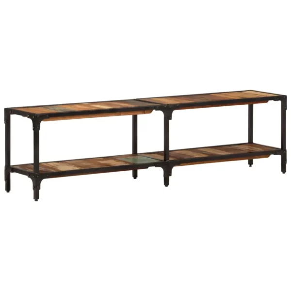 TV Stand 59.1"x11.8"x16.1" Solid Wood Reclaimed - Image 8
