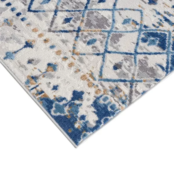 Moroccan Global Woven Area Rug - Image 4