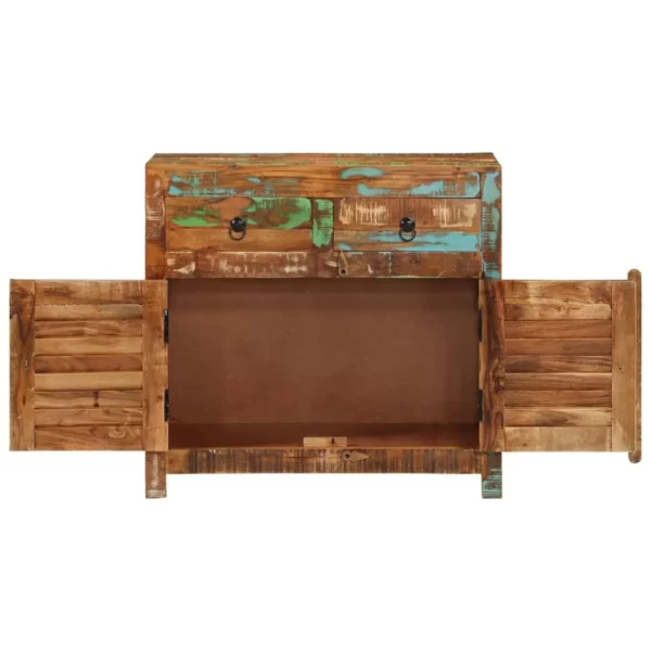 Sideboard 27.6"x11.8"x26.8" Solid Reclaimed Wood - Image 5