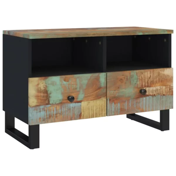 TV Stand 27.6"x13"x18.1" Solid Wood Reclaimed - Image 2