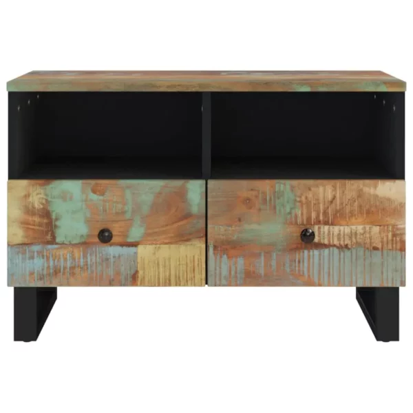 TV Stand 27.6"x13"x18.1" Solid Wood Reclaimed - Image 4