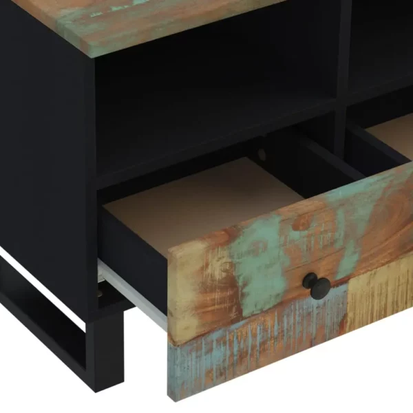 TV Stand 27.6"x13"x18.1" Solid Wood Reclaimed - Image 6