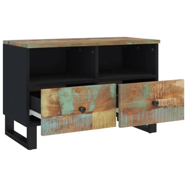 TV Stand 27.6"x13"x18.1" Solid Wood Reclaimed - Image 8