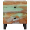 Bedside Cabinet 15.7"x13"x18.1" Solid Wood Reclaimed - Image 3