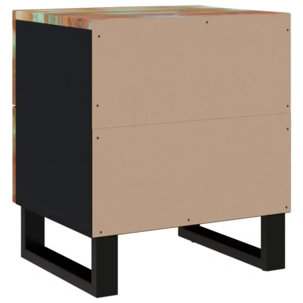 Bedside Cabinet 15.7"x13"x18.1" Solid Wood Reclaimed - Image 4