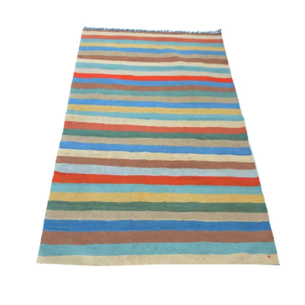 Modern Bluish Kilim Rug - Image 3