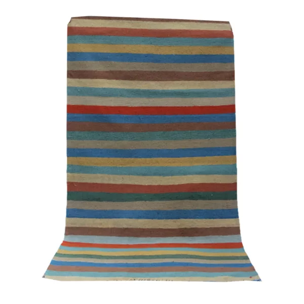 Modern Bluish Kilim Rug - Image 5