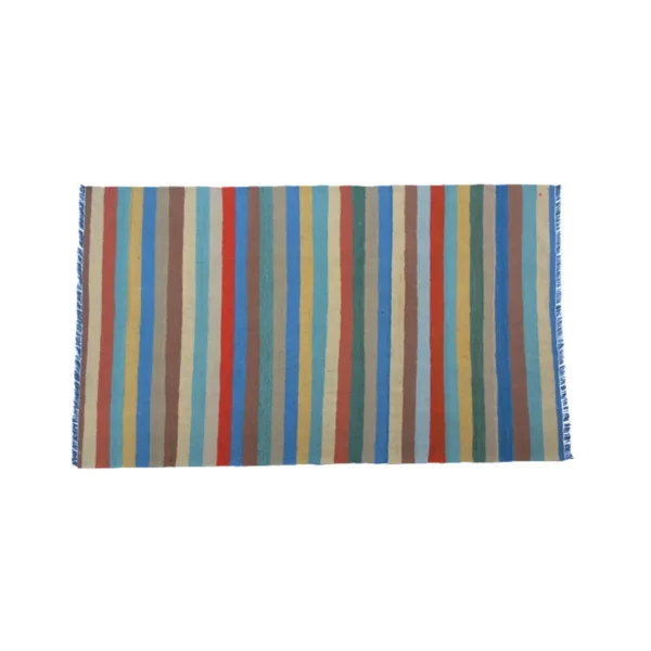 Modern Bluish Kilim Rug - Image 7
