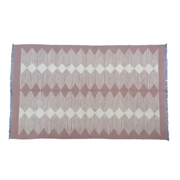 Modern Cotton Seed Kilim Rug - Image 2