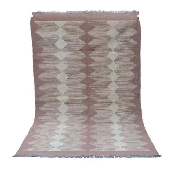 Modern Cotton Seed Kilim Rug - Image 5