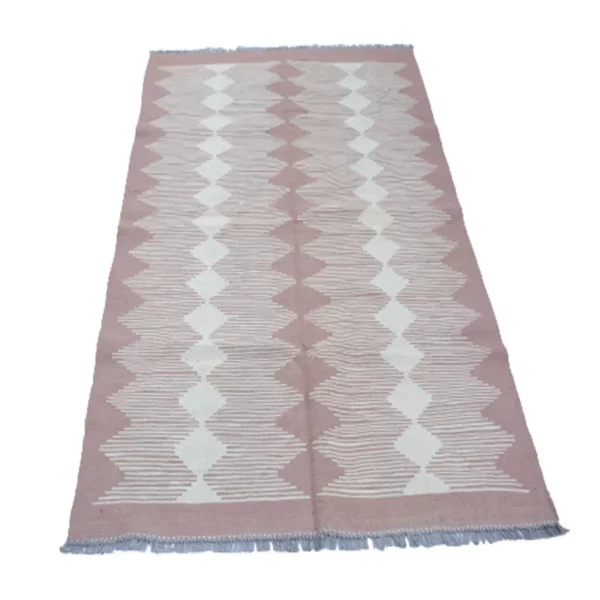 Modern Cotton Seed Kilim Rug - Image 4