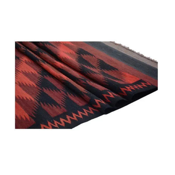Vintage Ebony Clay Woolen Rug - Image 6