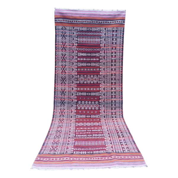 Baluch Soumak Stiletto Vintage Rug - Image 4